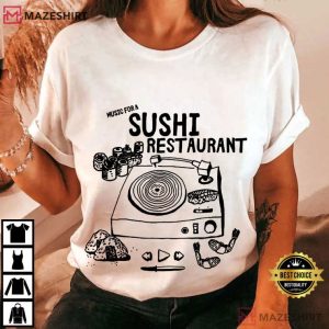 Harry Styles Music For A Sushi Restaurant Music Lyrics Merch T Shirt (2)