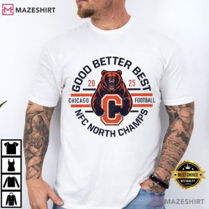 Good Better Best Chicago Football Bear Graphic T-Shirt