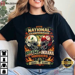 College National Championship Football Fan Merch 2026 T Shirt (1)