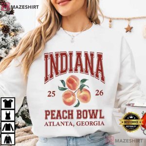 Indiana Hoosiers Peach Bowl 2026 Football Fan Gift T Shirt (4)