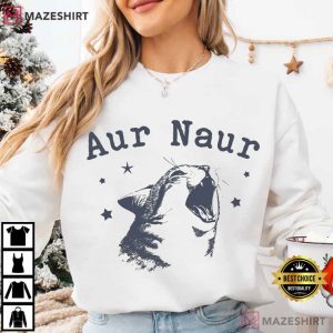 Cat Lover Aur Naur Cat Funny T Shirt (4)