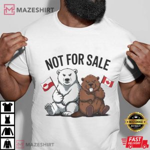 Canada And Greenland Is Not For Sale Anti Trump T-Shirt