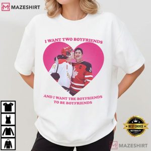 Ilya Shane I Want Two Boyfriends Heated Rivalry T-Shirt
