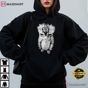 Sad Kitten Meme Standing Cat T Shirt (3)