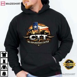 CTT Oil Exploration And Cattle Landman Graphic T Shirt (3)