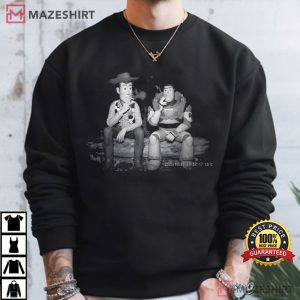 Toy Story Woody Buzz Lightyear Smoking Funny Cartoon T Shirt (4)