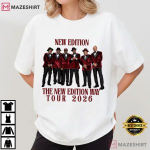 New Edition Way Tour 2026 Music Fan Gift T-Shirt