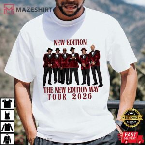 New Edition Way Tour 2026 Music Fan Gift T Shirt (2)