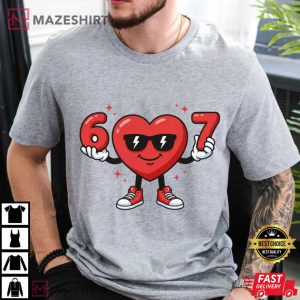 Valentines Day 6 7 Heart Funny T Shirt (2)