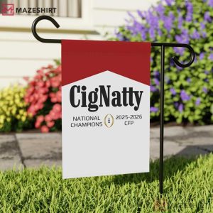 CigNatty Indiana Football National Champs Garden Flag
