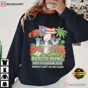 Benito Bowl Super Bowl LX Halftime Show Graphic T Shirt (2)