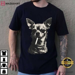 Dog Lover Chihuahua Graphic Funny T Shirt (3)