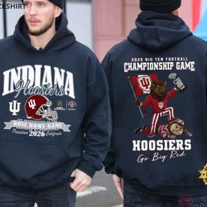 Indiana Hoosiers Big Ten Championship 2025 Football Go Big Red T Shirt (2)
