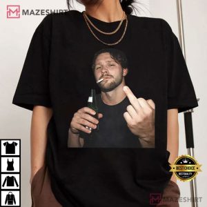 Josh Allen Buffalo Bills Middle Finger T Shirt (2)