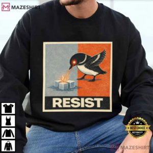 Minneapolis Resist Laser Loon Activist T Shirt (4)