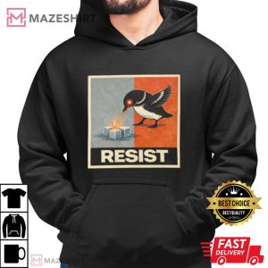 Minneapolis Resist Laser Loon Activist T Shirt (3)