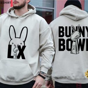 Bad Bunny Super Bowl LIX Retro Football Fan T Shirt (2)