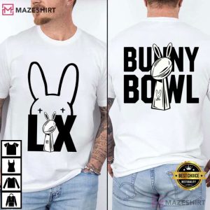 Bad Bunny Super Bowl LIX Retro Football Fan T Shirt (3)