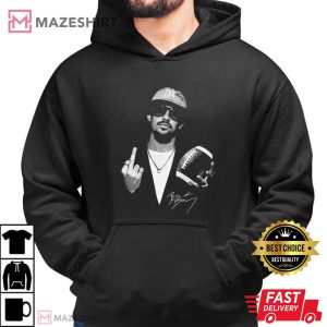 Bad Bunny Super Bowl 2026 Middle Finger Funny T Shirt (4)