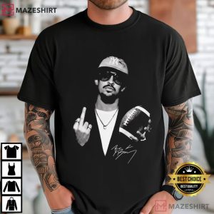Bad Bunny Super Bowl 2026 Middle Finger Funny T Shirt (3)