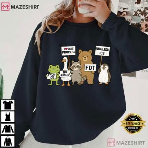 Defund ICE Animals Protest Equal Rights T Shirt (1)