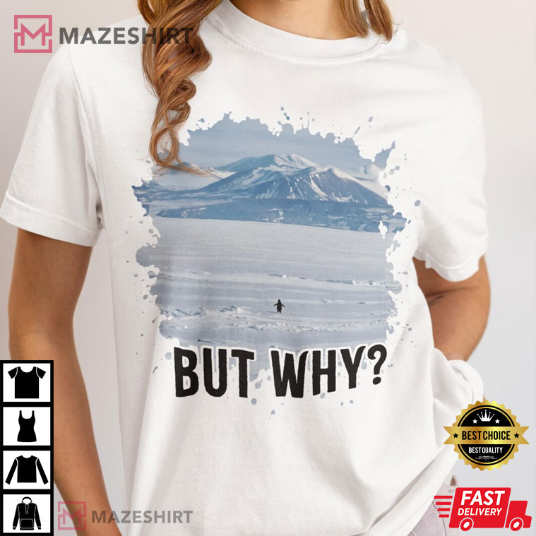 But Why Penguin Viral Meme Comfort Colors T-Shirt But Why Penguin Viral Meme Comfort Colors T-Shirt
