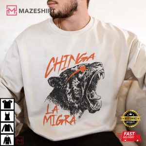 Anti Ice Protest Chinga La Migra Tiger T Shirt (1)