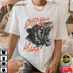 Anti Ice Protest Chinga La Migra Tiger T Shirt (2)