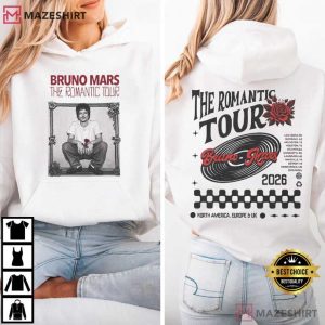 Bruno Mars The Romantic Tour 2026 Fan Merch T Shirt (4)