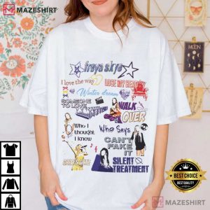 Disney Freya Skye Songs Stars Align Tour Sketch T Shirt (1)