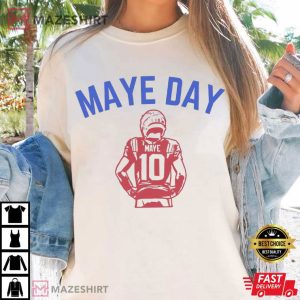New England Patriots Football Maye Day Sports T Shirt (2)