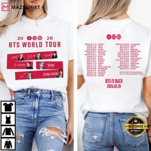 Boy Band BTS World Tour 2026 Merch Kpop T Shirt (1)