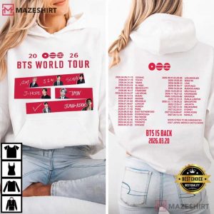 Boy Band BTS World Tour 2026 Merch Kpop T Shirt (2)
