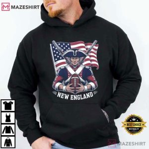 New England Football Retro 90s Game Day T Shirt (3)