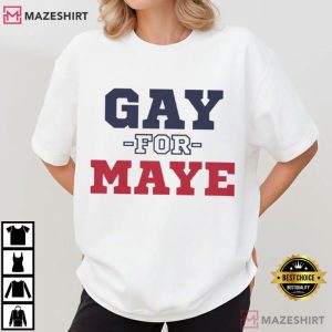 Gay For Maye New England Patriots Fan Gear T Shirt (3)