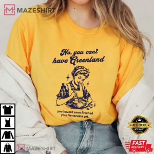 Stand With Greenland Satirical Anti Trump T Shirt (2)