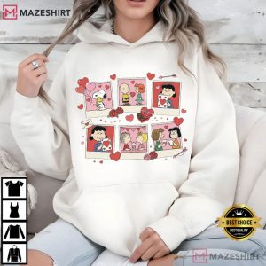 Snoopy And Friends Cute Puppy Valentine T Shirt (3)