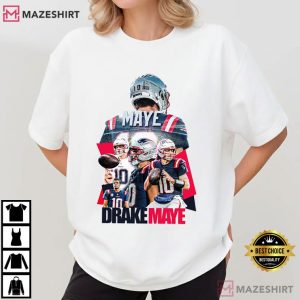 Drake Maye New England Patriots Football Fan Gift T Shirt (1)