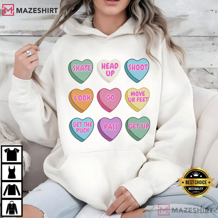 Hockey Mom Valentines Day Funny T-Shirt Hockey Mom Valentines Day Funny T-Shirt