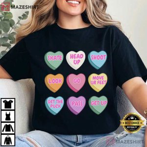 Hockey Mom Valentines Day Funny T Shirt (2)