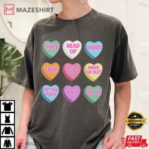Hockey Mom Valentines Day Funny T Shirt (3)