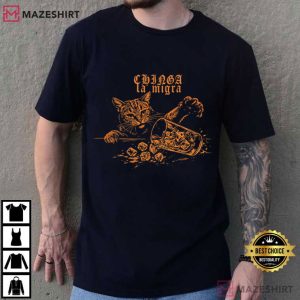 Chinga La Migra Cat Anti ICE Political Protest T-Shirt