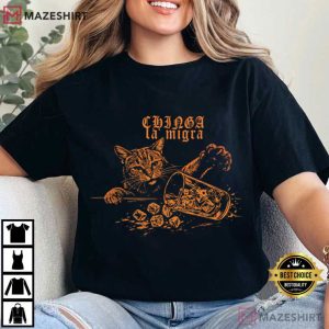 Chinga La Migra Cat Anti ICE Political Protest T Shirt (3)