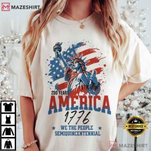 America USA 250 Independence Day 4th Of July T Shirt (1)