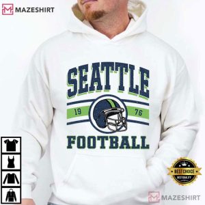 Seattle Seahawks Football Vintage Style T Shirt (2)