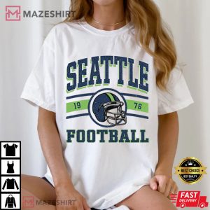 Seattle Seahawks Football Vintage Style T Shirt (3)