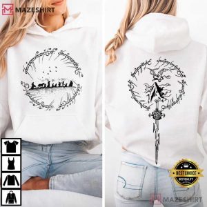 Fantasy Book Lover Shards Of Narsil T Shirt (3)