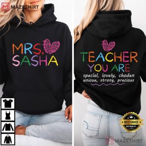 Teacher Appreciation Back To School Custom Name T Shirt (4)