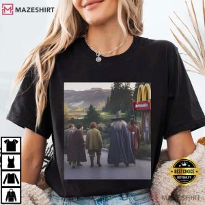 Fellowship At Waffle House Lord Of The Rings T-Shirt