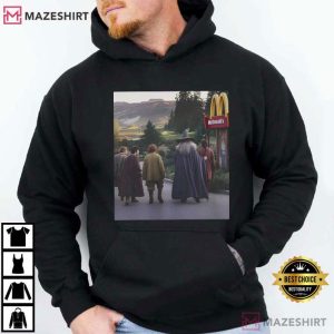 Fellowship At Waffle House Lord Of The Rings T Shirt (3)